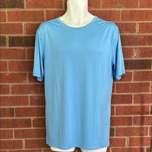 Club Room Blue Short Sleeve Quick Dry UV Protection Tee